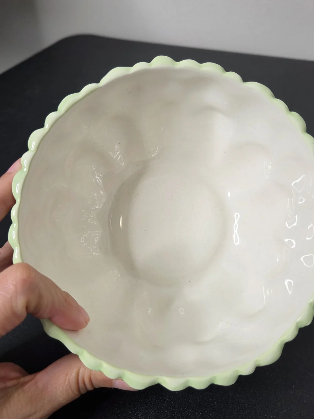 Martha Stewart Farmhouse Collection Green Artichoke Or Cabbage Style Prep Bowl